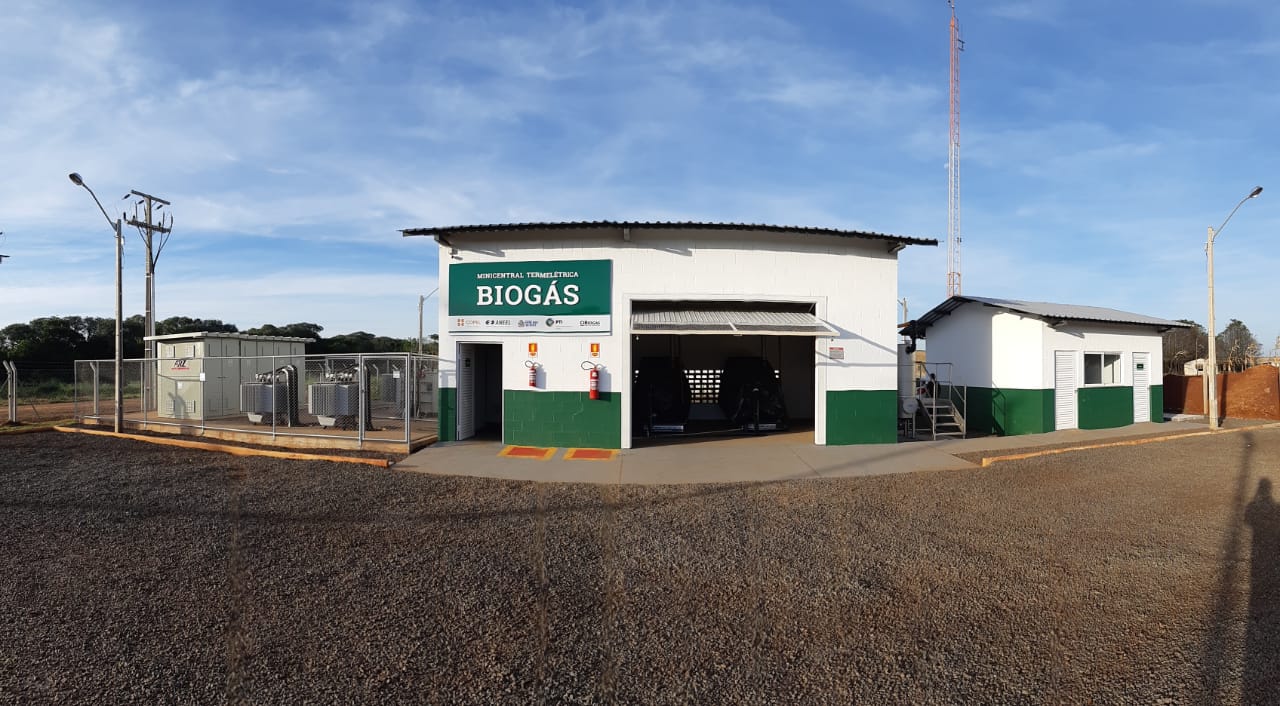 Biogás é convertido em energia elétrica e abastece prédios públicos em Entre Rios do Oeste - PR.